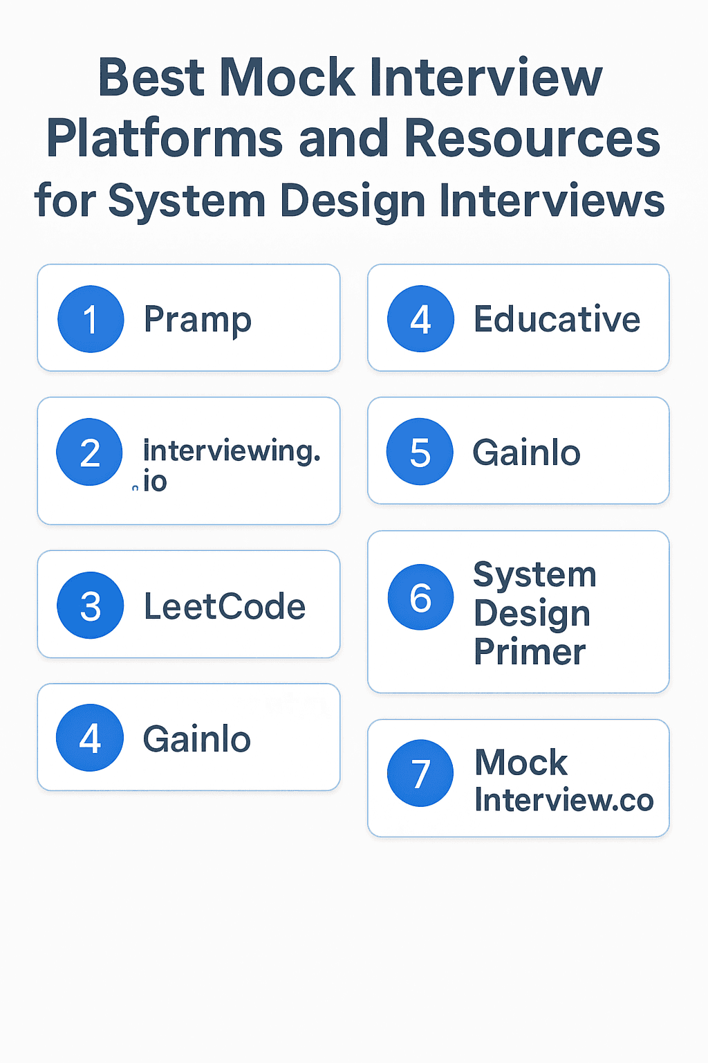 Ace Your System Design Interview: Top Mock Platforms & Resources