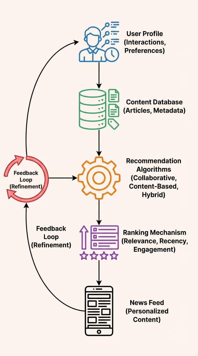 News Feed Recommender in Interviews: The 5 Parts You Must Explain Clearly