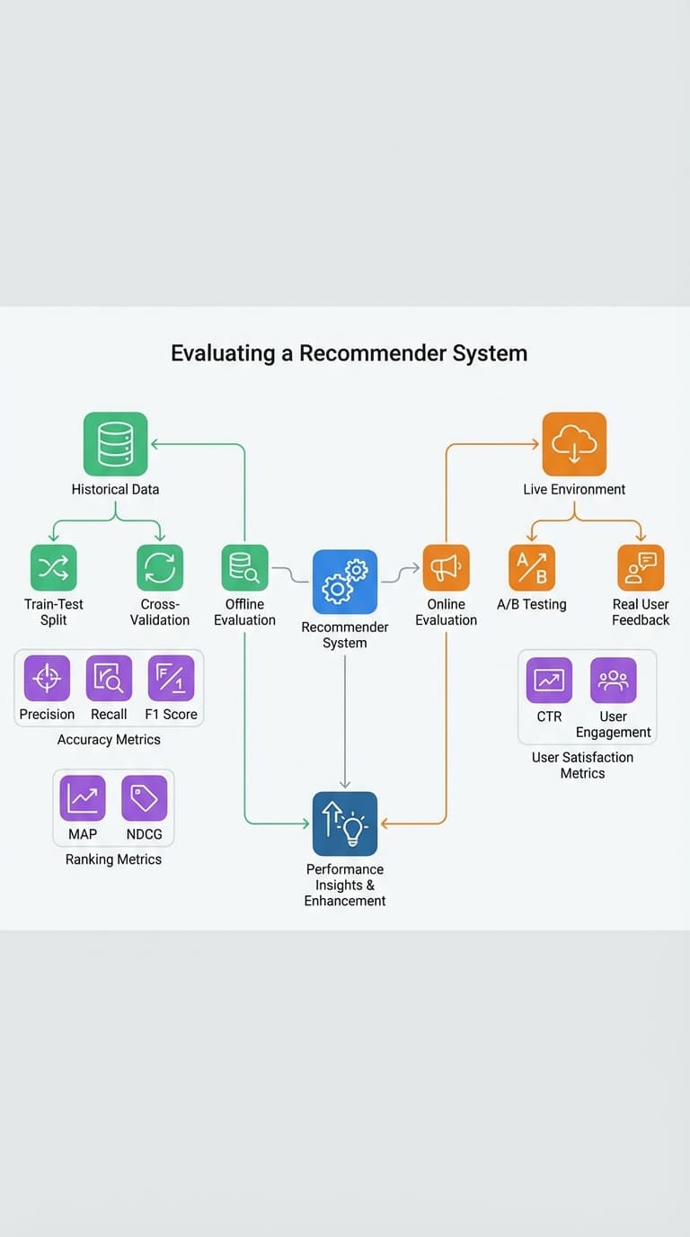 Recommender Systems: How to Evaluate Them Like an Interview-Ready Engineer