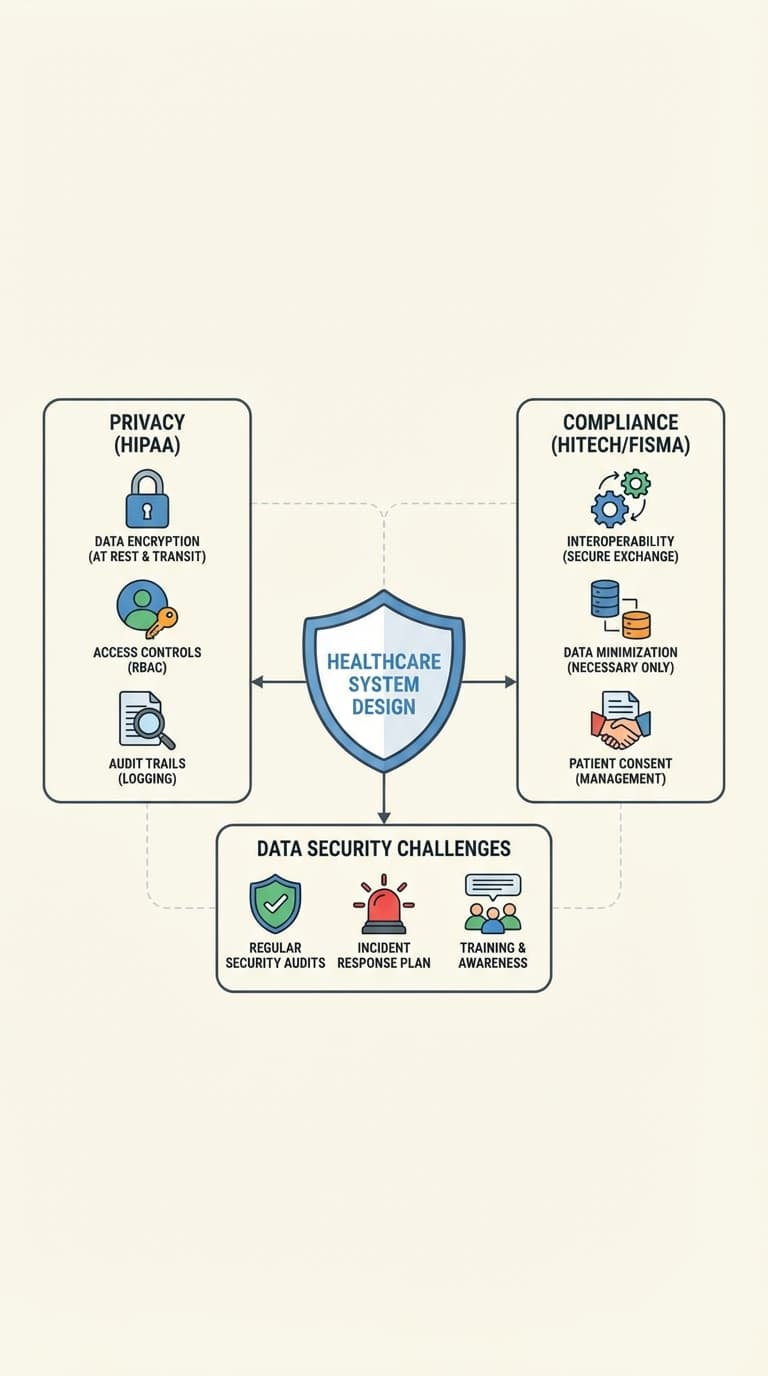 Healthcare System Design in Interviews: Privacy & Compliance Isn’t Optional
