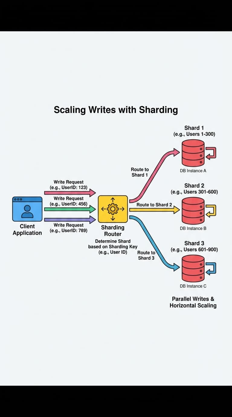 System Design: Scale Writes with Sharding — Explain It, Don’t Guess