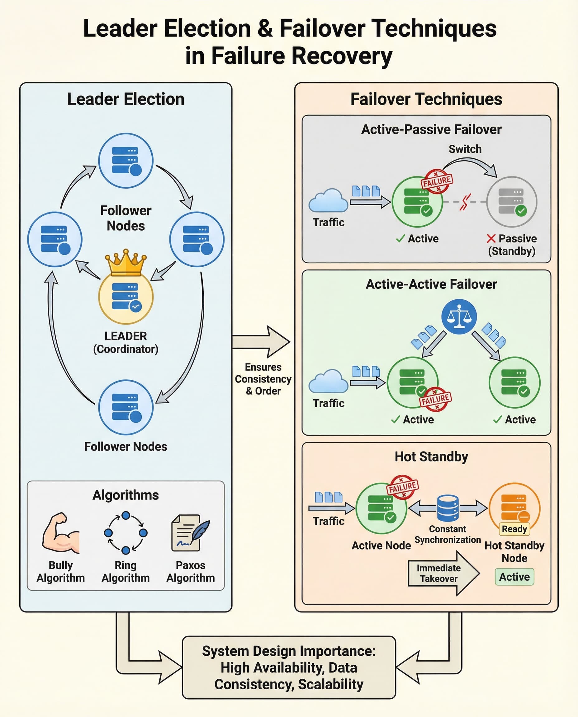 Leader Election + Failover: The Interview Topic That Exposes Weak System Design