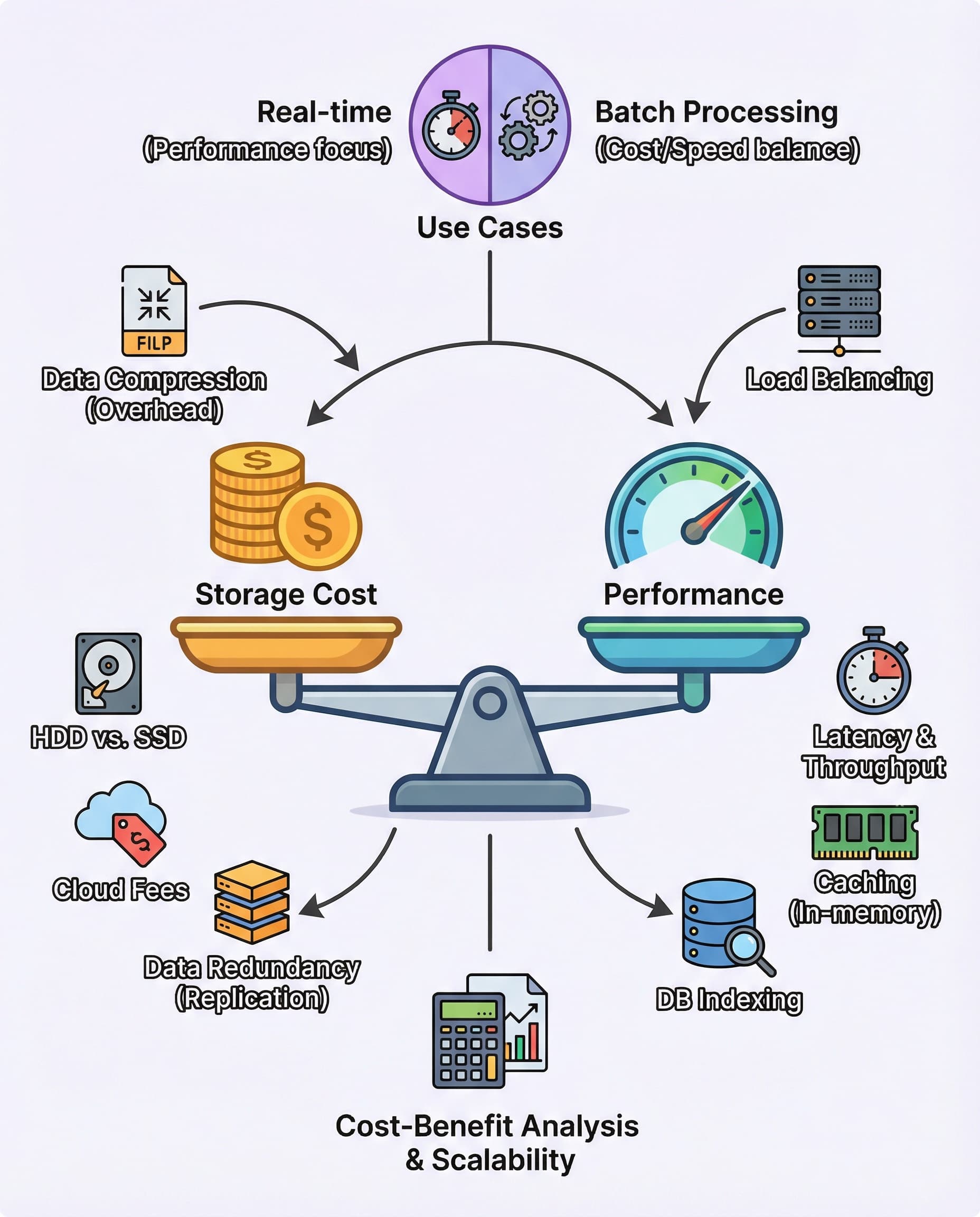 System Design Interviews: How to Defend Storage Cost vs Performance Trade-offs