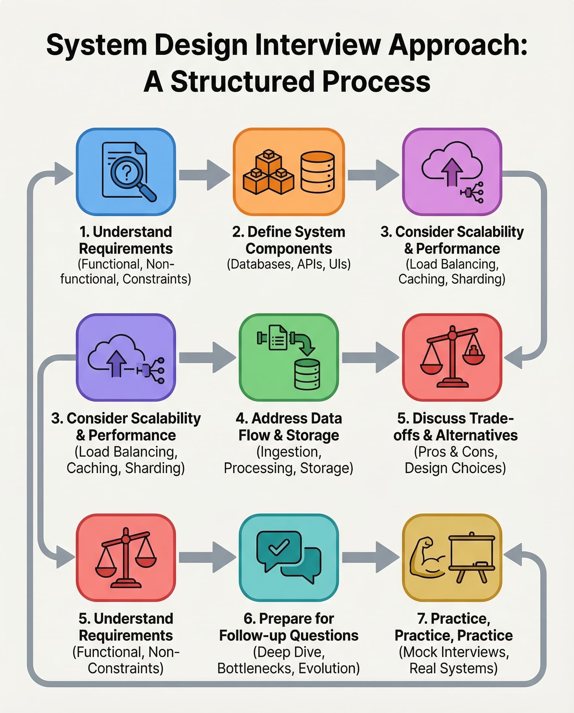 System Design Interviews: The 7-Step Framework You Must Follow