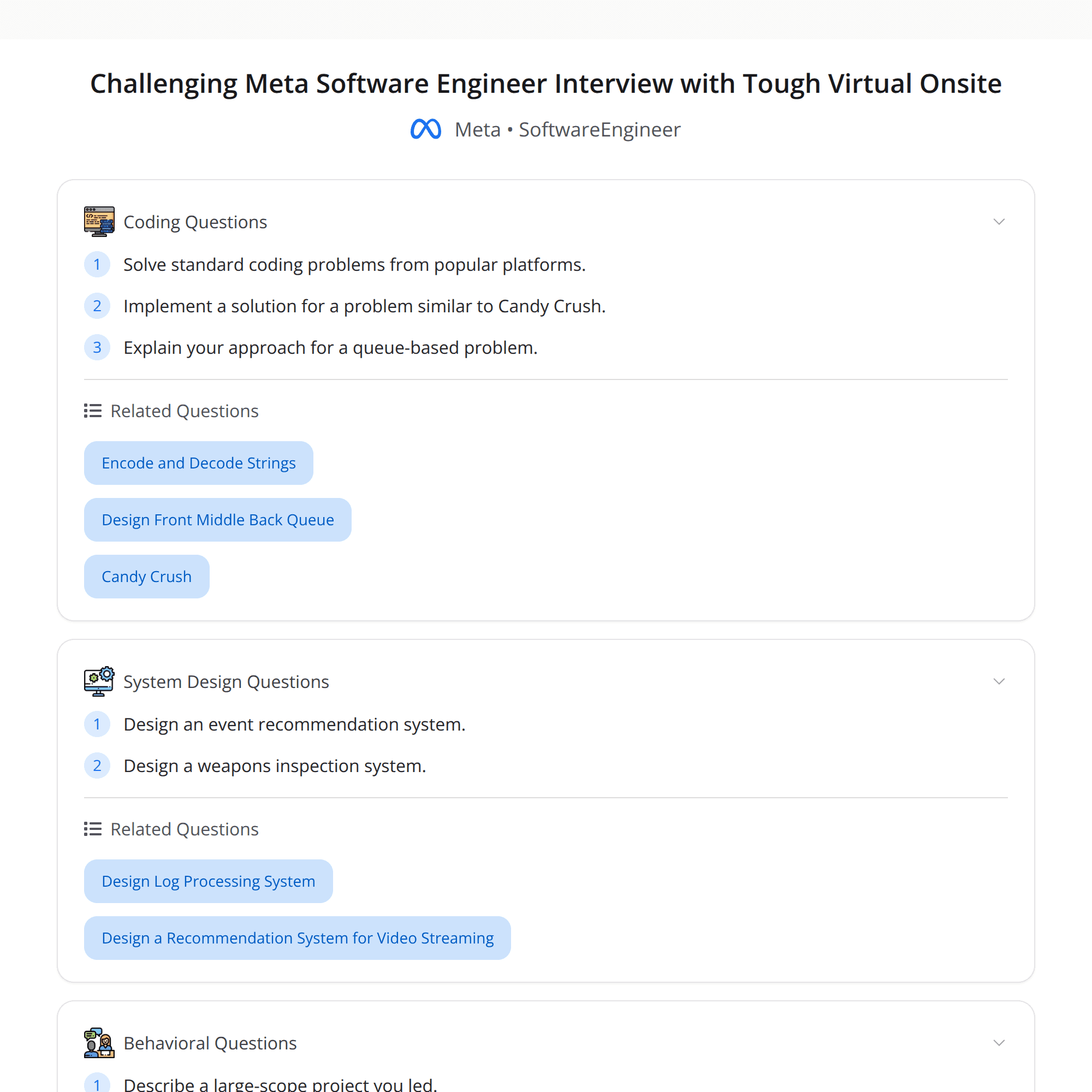 High-Score (Bugfree Users) Meta SWE Interview Experience: 6-Round Virtual Onsite—Coding, System Design & Behavioral Lessons