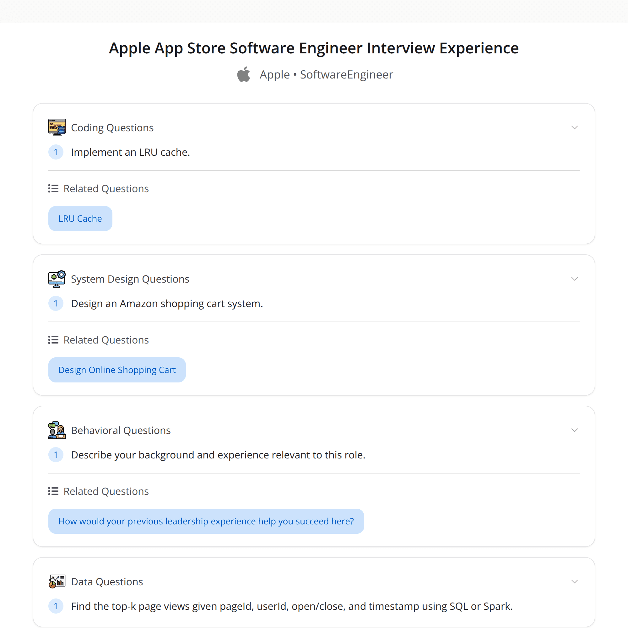 High-Score Apple App Store Interview (Bugfree Users): 5 Rounds Testing System Design & Data Engineering