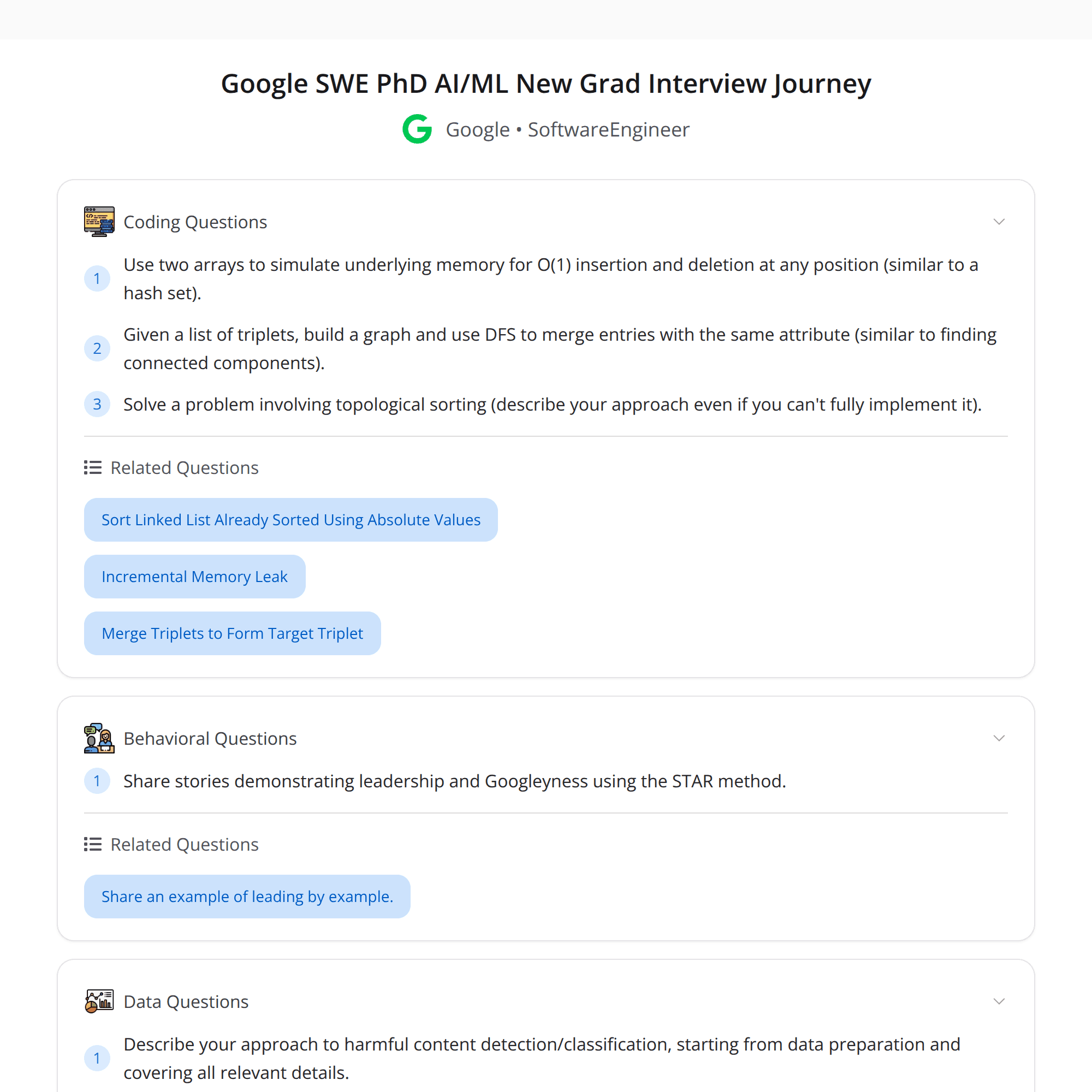 High-Score Interview Experience (Bugfree Users): Google SWE PhD AI/ML New Grad Journey—What Actually Mattered