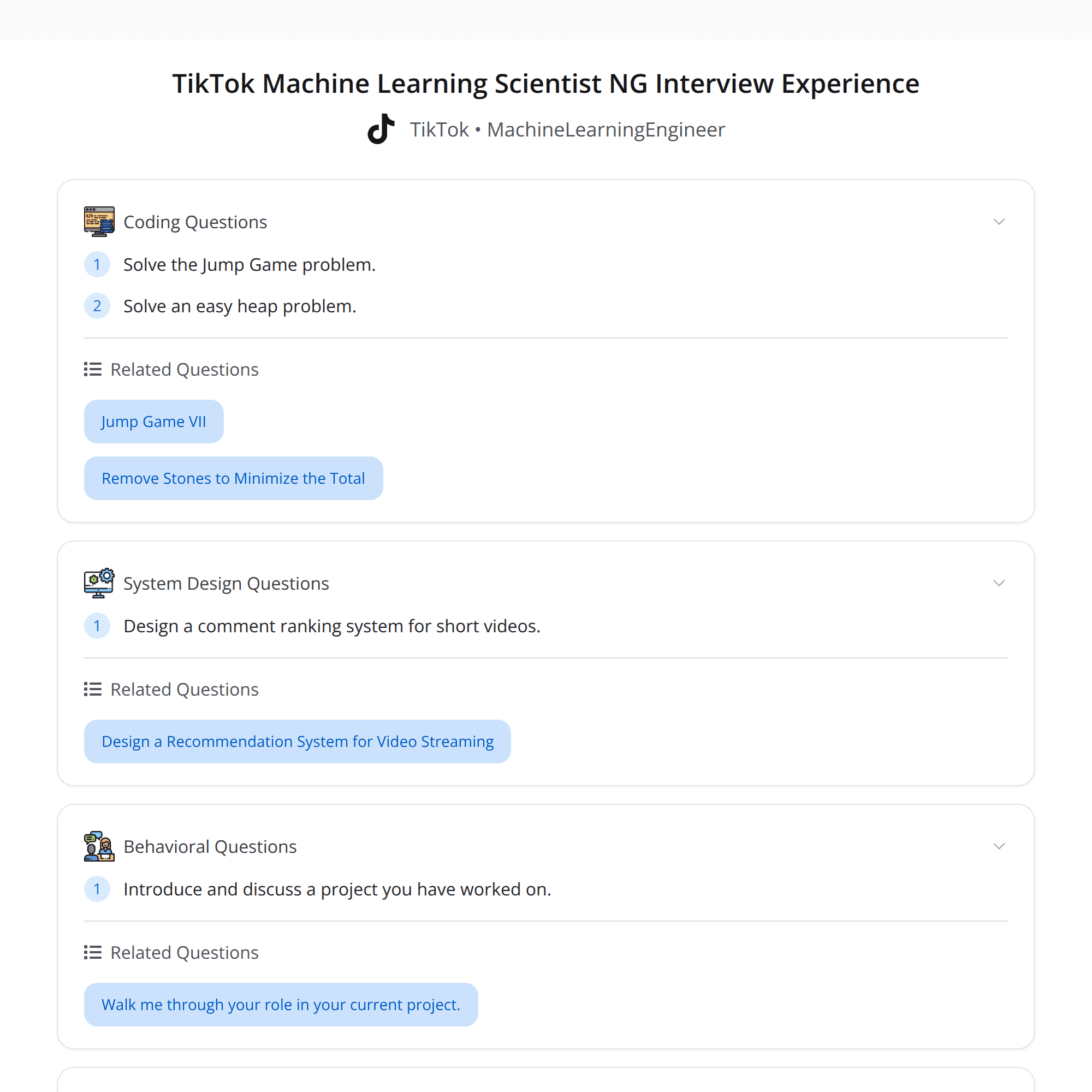 TikTok ML Scientist Interview: 3-Round Prep Guide (Bugfree Users' Experience)