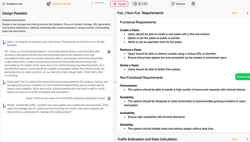 Using GPT to Mock System Design Interviews
